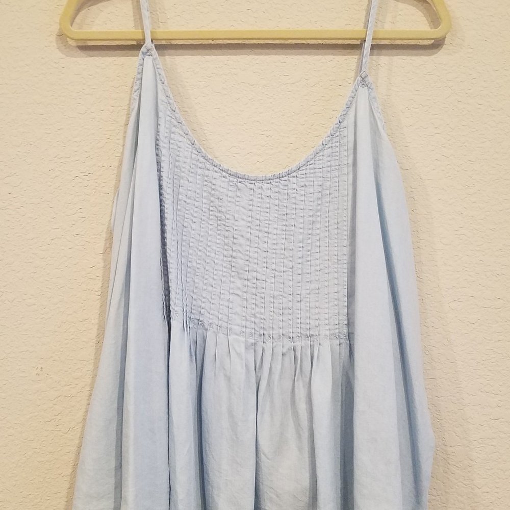 Old Navy Light Baby Blue Pintuck Cami (NWOT)